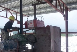 磁選機工作現場